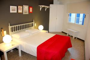 Cama o camas de una habitación en Hotel Bosquemar