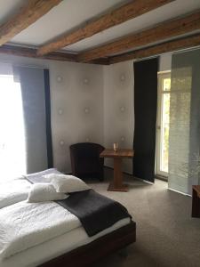 Ένα ή περισσότερα κρεβάτια σε δωμάτιο στο Schwedenfrieden