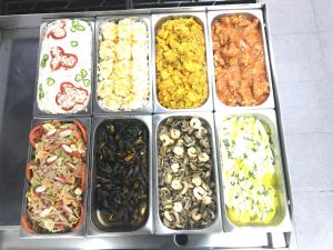 Comida en o cerca de este hostal o pensión