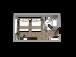 Půdorys ubytování Country Inn & Suites by Radisson, Rochester-Pittsford-Brighton, NY