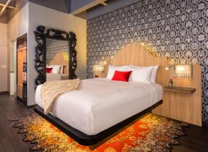 Voodi või voodid majutusasutuse Hotel Nyack, a JdV by Hyatt Hotel toas