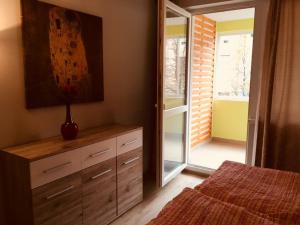 Postel nebo postele na pokoji v ubytování Apartman Jarosova