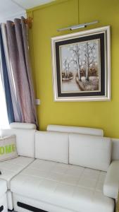 Istumisnurk majutusasutuses Krishangel Beach Apartment