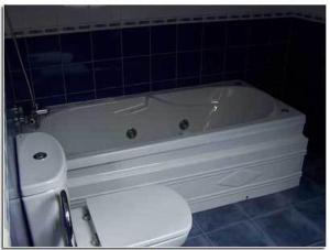 Koupelna v ubytování Posada El Pescador