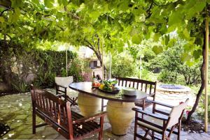 Vonkajšia záhrada v ubytovaní Villa Eleni