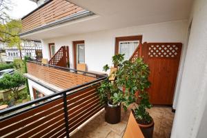 Balkón nebo terasa v ubytování Hotel Central