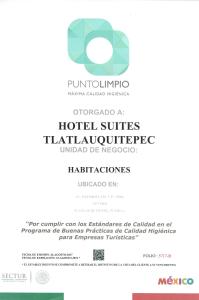 een affiche voor een hoteldienst bij Hotel & Suites Cerro Roj0 in Tlatlauquitepec