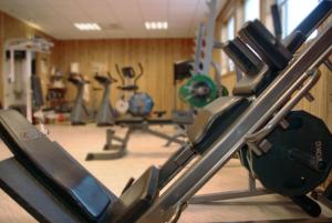 Fitness centrum a/nebo fitness zařízení v ubytování Hamarøy Hotel