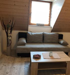 Posezení v ubytování Ferienwohnung Held