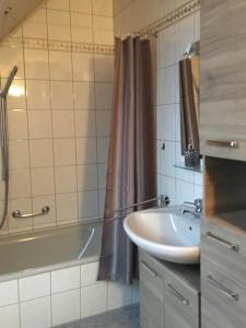 Koupelna v ubytování Ferienwohnung Held