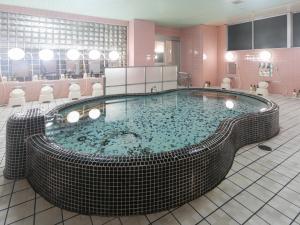 a large pool in a salon with a spa room at Riverside Hotel Shoei in Kochi