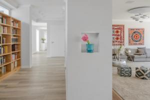 Knihovna v bed and breakfast