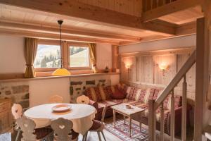 Posezení v ubytování B&B Ciastel