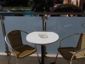 A balcony or terrace at Angelica Studios and Apartments