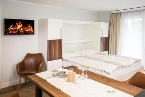 Postel nebo postele na pokoji v ubytování Haus Andorra