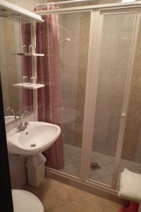 Koupelna v ubytování Hotel Napsugar