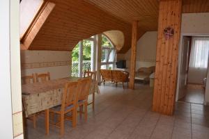 Posezení v ubytování Jankó Apartman