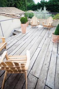 Balkón nebo terasa v ubytování Apres La Sieste