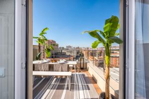 Balkon lub taras w obiekcie iloftmalaga Ático Atarazanas