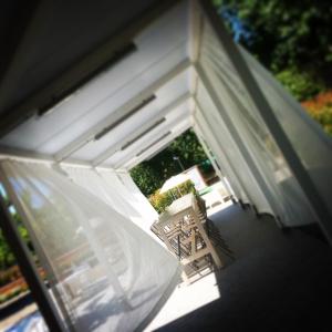 Balkón nebo terasa v ubytování Camping Taimì