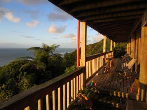 Uma varanda ou terraço em The Old Slaughterhouse Traveller's Lodge