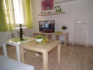 TV a/nebo společenská místnost v ubytování Apartment in the centre