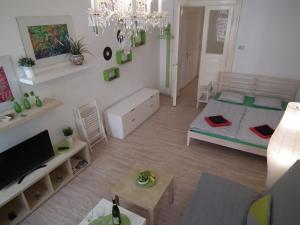 TV a/nebo společenská místnost v ubytování Apartment in the centre