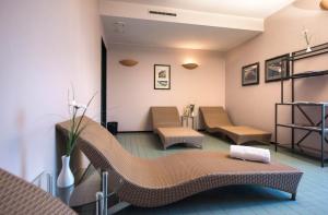 Zona de estar de Trans World Hotel Donauwelle