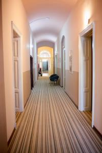 an empty hallway in a house at Hotel Veli Jože in Pula