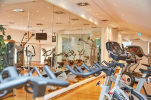 Fitness centrum a/nebo fitness zařízení v ubytování Fit Vital Aktiv Hotel DAS LUDWIG