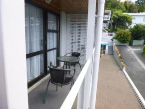 Balkón nebo terasa v ubytování Austria Motel