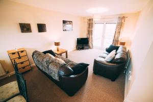 Et opholdsområde på City centre penthouse apartment