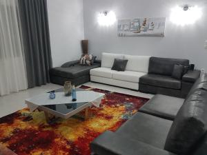 Posezení v ubytování Bourlis Apartments