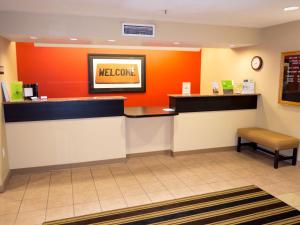 a waiting area of a mexican restaurant at Extended Stay America Suites - Orlando - Convention Center - Universal Blvd in Orlando