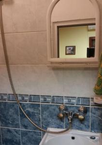 Bilik mandi di Стаи за гости ОРЕХА Троян Private rooms Oreha