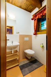 Kúpeľňa v ubytovaní Apartmán Vŕšky Terchová