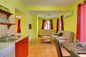 Istumisnurk majutusasutuses Apartments Puntica