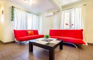 Istumisnurk majutusasutuses Apartments Puntica