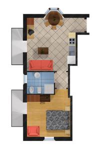 Κάτοψη του Art Apartments Casa Lapis