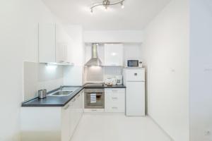 Kuchyň nebo kuchyňský kout v ubytování Prince Apartments