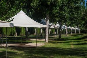 Jardín al aire libre en Camping & Bungalows Ligüerre de Cinca