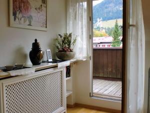 Ein allgemeiner Bergblick oder ein Berglick von der Ferienwohnung aus