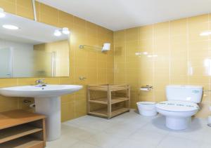 Koupelna v ubytování Albergue Inturjoven Punta Umbría