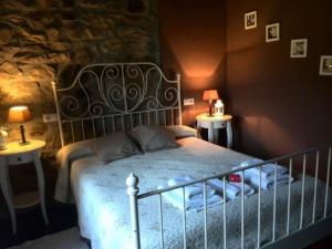 Postel nebo postele na pokoji v ubytování Apartamentos El Rincon Encantado
