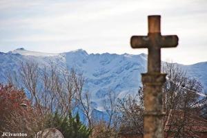 Widok na góry z tego kempingu