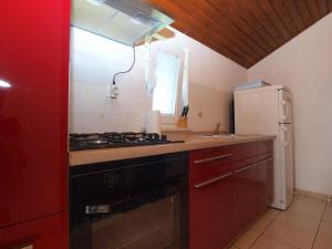 Kuchyň nebo kuchyňský kout v ubytování Apartment Luisa 1437