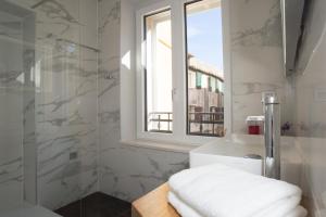 Koupelna v ubytování Luxury rooms Paula