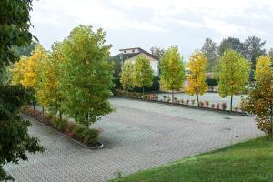 Vonkajšia záhrada v ubytovaní Hotel Leonardo da Vinci