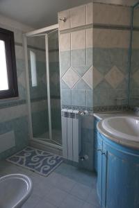 Ванная комната в B&B Principessa Isabella