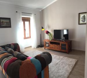 TV a/nebo společenská místnost v ubytování Ca La Martí